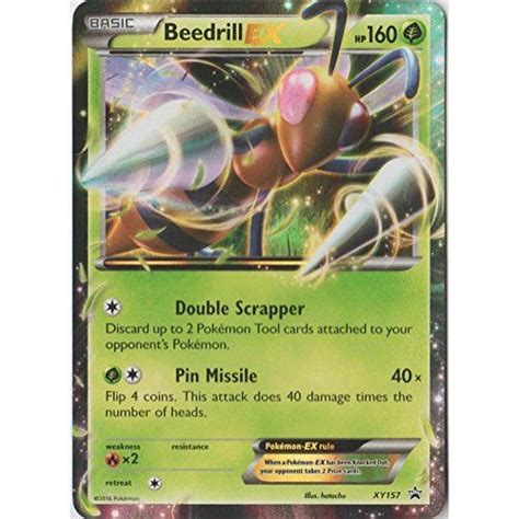 Pokemon Beedrill EX XY157 XY Black Star Promos Holo More Info Could