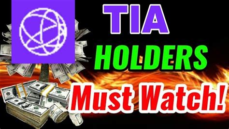 Tia Coin Crashing Tia Price Prediction Today Youtube