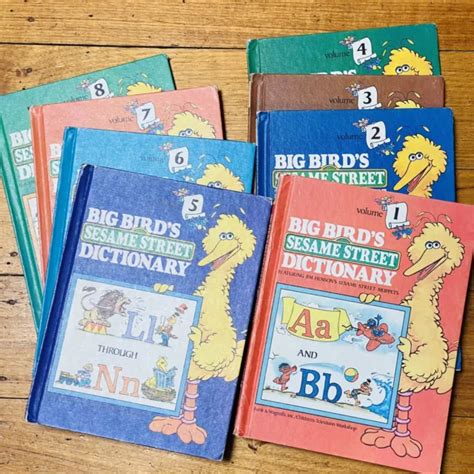 Big Birds Sesame Street Dictionary Vols Pictorial Board