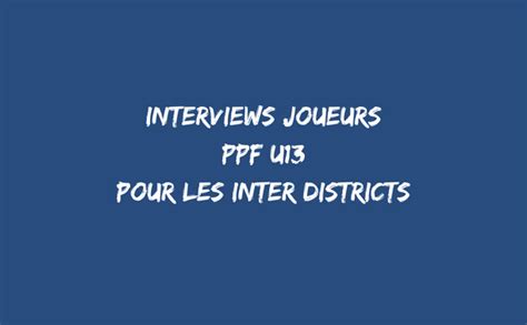 Interview Inter District U Site Officiel Du District Aveyron Football