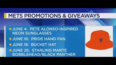 PIX11 Weather Day At Citi Field Mets Promo Items Preview YouTube