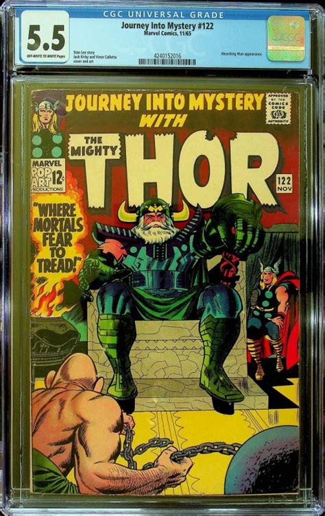 Journey Into Mystery 122 1965 CGC 5 5 Cert 4240152016 Comic