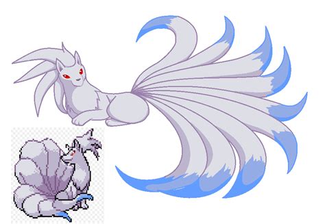 Shiny Ninetales WIP by BlueDragon14201 on DeviantArt