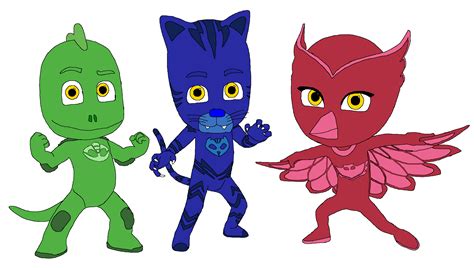 Pj Masks Animals By Kingleonlionheart On Deviantart