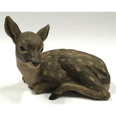 Poole Pottery Barbara Linley Adams Stoneware Deer Figurine 27cm Long