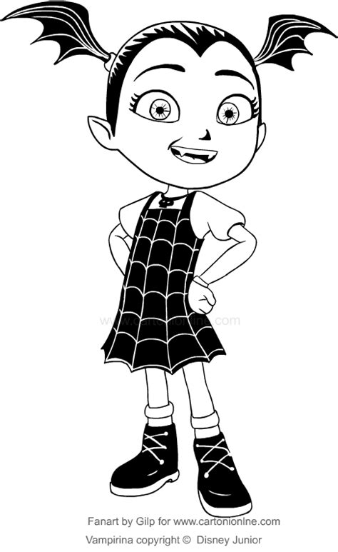 Dibujos De Vampirina Para Colorear E Imprimir Dibujos Para Colorear Y Pintar