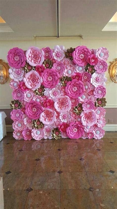 Pin By Dina Cabrera On Fiesta Paper Flower Wall Paper Flower