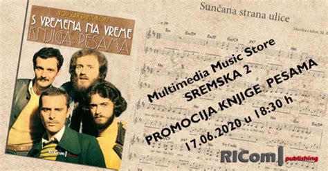 Promocija Knjige Pesama Grupe S Vremena Na Vreme Trecisvijet