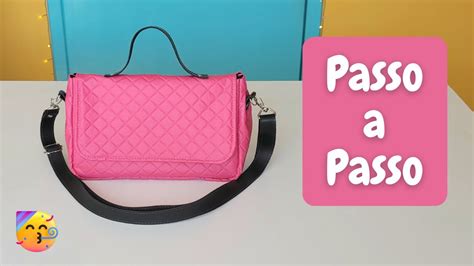 Como Fazer Uma Bolsa Tiracolo Rosa Aba Passo A Passo