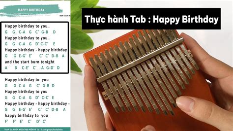 Bài 2 Học Đánh Bài Hát Happy Birthday trên Kalimba Học Kalimba Căn