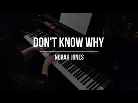 Don t know why Norah Jones 노라 존스 Pop Piano 팝 피아노 YouTube