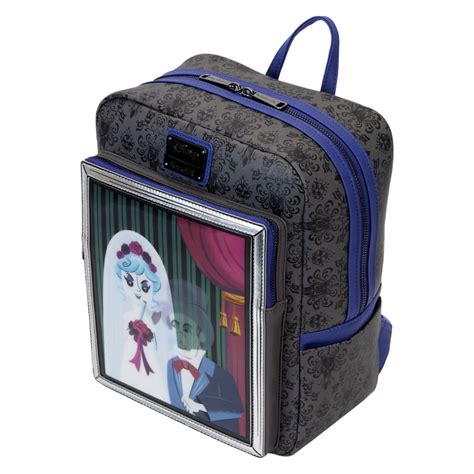 Mini Lentikular Rucksack Haunted Mansion Portrait The Black Widow