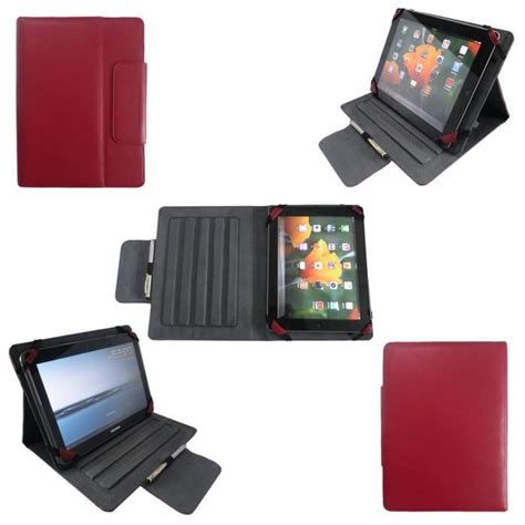 Housse Universelle Tablette Pouces Rouge Prix Pas Cher Cdiscount