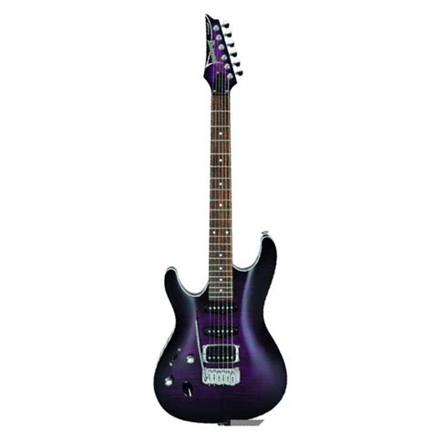 Guitare Electrique Gaucher Sa260fml Tlb Bleu Transparent Ibanez