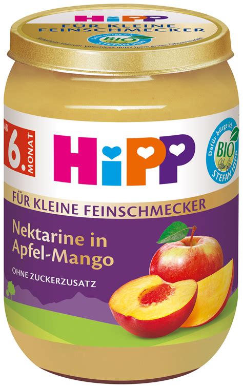 Hipp Bio Nektarine In Apfel Mango