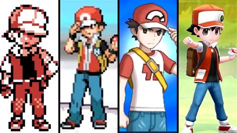 All Pokemon Trainer Red Battles 1999 2018 Youtube