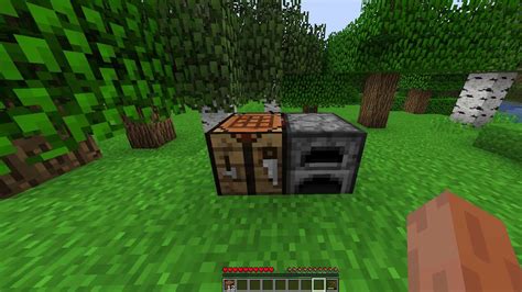 Once You Put A Furnace Next To A Crafting Table Its A Homeminecraft