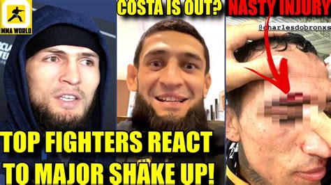 MMA Community React To Oliveira Pulling Out And Makhachev Vs