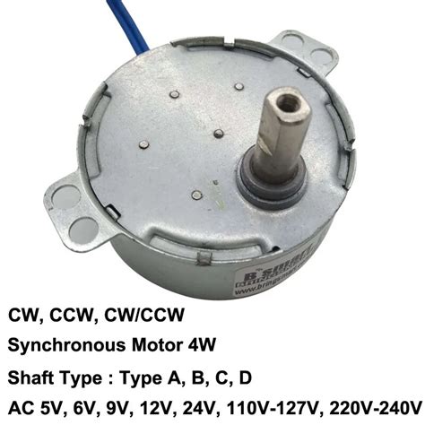 Motor S Ncrono Da L Mpada Do Fog O De Indu O CW CCW CA 5V