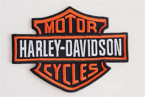 Harley Davidson Logo Large Embroidered Patch To Iron On Amazonca