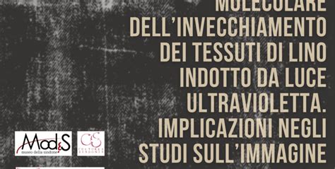 LA NATURA MOLECOLARE DELLINVECCHIAMENTO DEI TESSUTI DI LINO INDOTTO DA