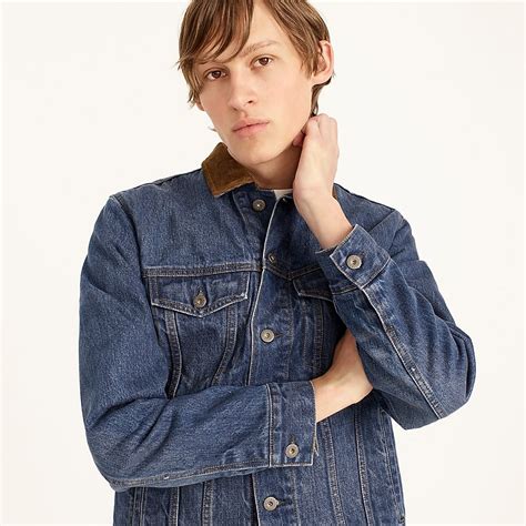 Jcrew Wallace And Barnes Blanket Lined Denim Jacket For Men