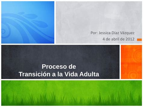 Pdf Proceso De Transici N A La Vida Pdf Filese Realiza Una