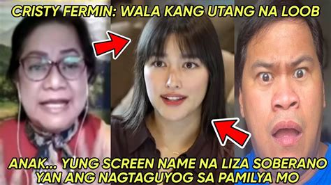 Cristy Fermin Tinawag Na Walang Utang Na Loob Si Liza Soberano Youtube