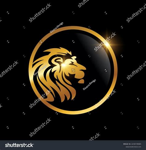 Lion Face Circle Images Stock Photos Vectors Shutterstock