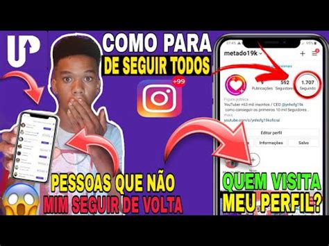 COMO DEIXAR DE SEGUIR TODOS NO INSTAGRAM OU QUEM NÃO TE SEGUE DE VOLTA