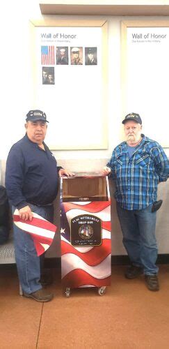 Veterans Create Flag Disposal Box News Sports Jobs Minot Daily News