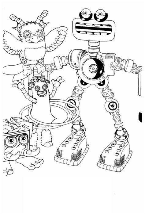 Wubbox Coloring Pages Coloring Home