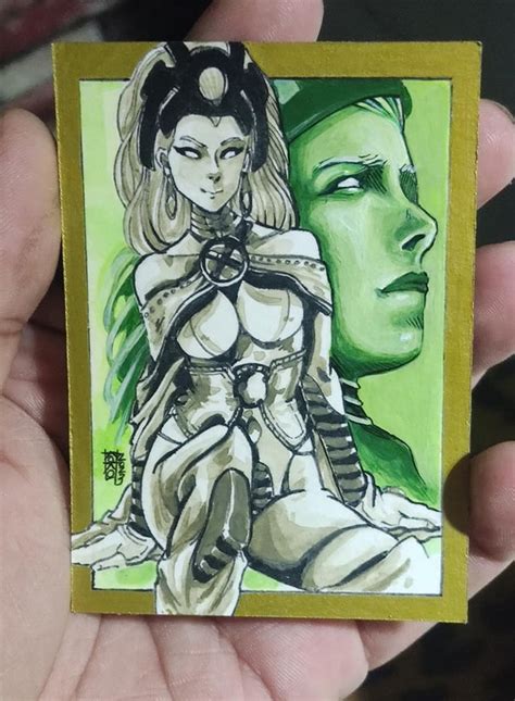 Storm sketch card(original concept artwork) : r/Marvel