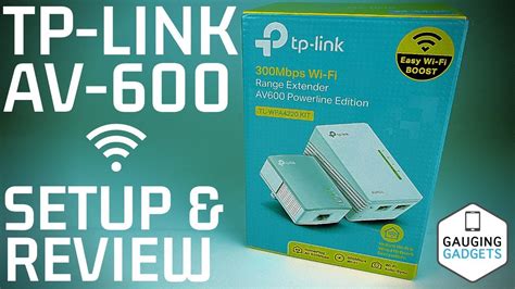 TP Link AV600 Powerline WiFi Extender Review And Setup Tutorial YouTube