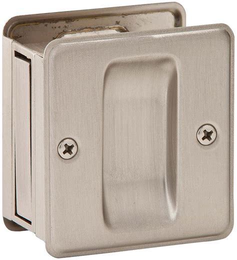 Schlage Sc990b 619 Sliding Pocket Door Pull Satin Nickel Pocket Door Pulls Pocket Doors