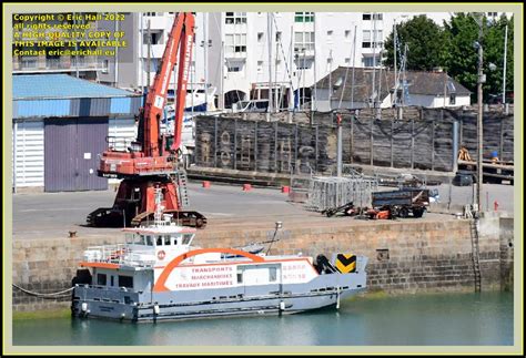 Chausiaise Scrap Metal Port De Granville Harbour Manche Normandy France