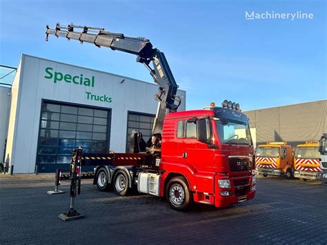 MAN TGS 28 440 6X2 2 BLS HIAB 600EP 5 HIPRO Mobile Crane For Sale