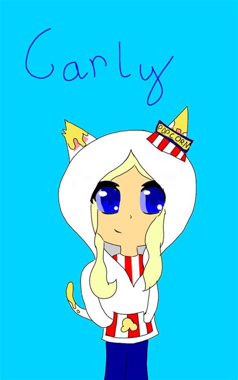 Carly In Popcorn Hoodie Fnaf Oc By Cherryduckies On Deviantart