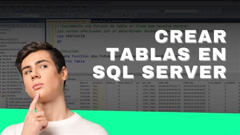 Como Crear Tablas En Sql Server Creacion De Tablas Bien Explicado Images