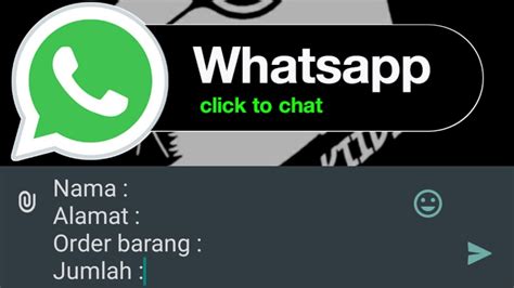 Cara Membuat Link Whatsap Hutomo