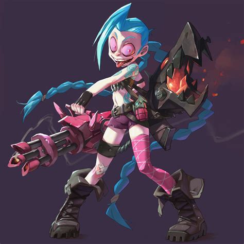 Artstation Jinx Guillaume Duchemin Jinx League Of Legends