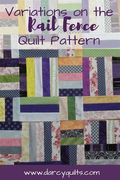 Rail Fence Quilt Pattern Tutorial 10 Quilt Patterns To Make Today