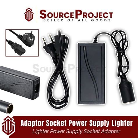 Adaptor Adapter Socket Power Supply Lighter Converter Konverter V Ac