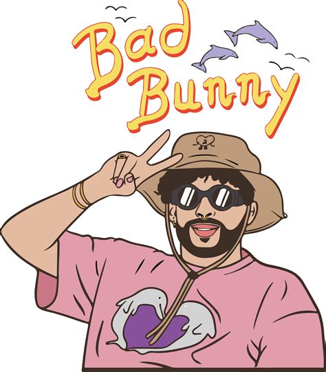 Bad Bunny Svg Bad Bunny Heart Svg Bad Bunny Logo Svg Un V Inspire