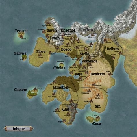 Map of fairy tail - fodshares