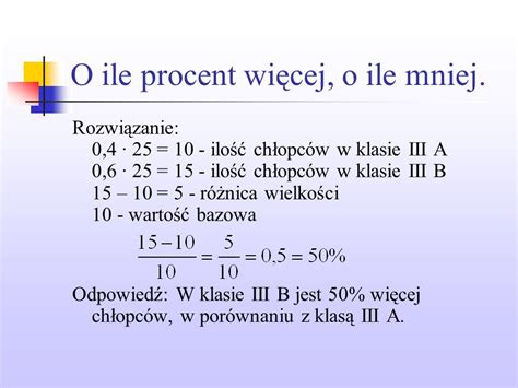 Obliczanie Jakim Procentem Jednej Liczby Jest Druga Liczba Rados Aw