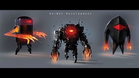 Emoji movie, Robot concept art, Robot art