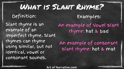 What-is-Slant-Rhyme - The Art of Narrative