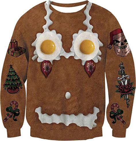 Weihnachtspullover Herren Lustig Ugly Christmas H Ssliche Sweatshirt