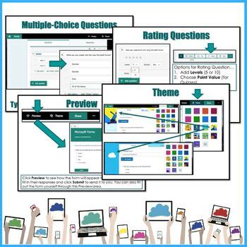 Microsoft FORMS Create Quizzes Surveys By Gavin Middleton TpT